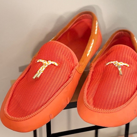SWIMS Men’s Orange Loafer Watershoes Size 13 - Picture 5 of 16